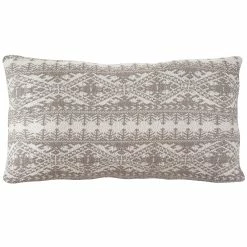 Cheapest 🎁 HiEnd Accents Taupe Fair Isle Oversized Pillow, 21x35 Taupe 🛒