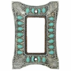 Deals 😉 HiEnd Accents Turquoise Switchplate, Double Rocker 😉 -HiEnd Accents shop Turquoise Switchplate2C Double Rocker 2
