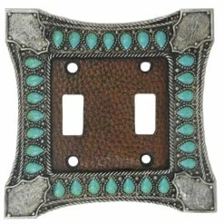 Deals 😉 HiEnd Accents Turquoise Switchplate, Double Rocker 😉 -HiEnd Accents shop Turquoise Switchplate2C Double Rocker 3